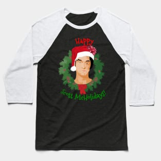 Happy Scott McHolidays Baseball T-Shirt